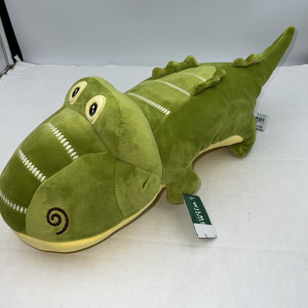 Stuffed Alligator Crocodile Green Super Soft‎ & Squishy Plush Stuffed Animal NWT